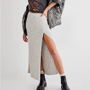 Free People Better Days Midi Skirt